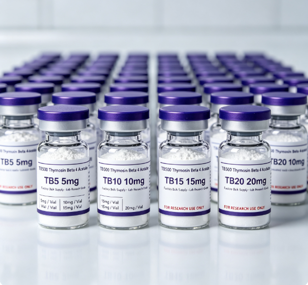 Factory Supply TB500 Thymosin Beta 4 Acetate Peptide Lyophilized Powder High Purity With COA For Laboratory Research Only