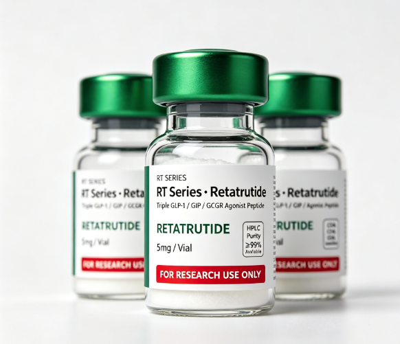 Factory Supply Retatrutide RT Series Peptide 5mg 10mg 20mg 30mg High Purity Triple Receptor Agonist With COA For Research Use Only